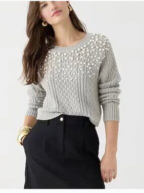 J. Crew pearl sweater